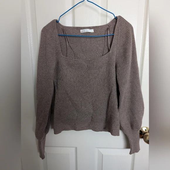 Oak and Fort | Square Neck Sweater - Picture 2 of 6